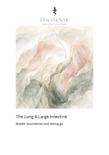 Lung & Large Intestine – Chinese Medicine workbook